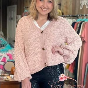 Popcorn cardigan
